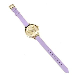 Purple & Gold Butterfly Watch